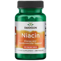 Vitamina B3 (niacina) 100mg 250 comprimate