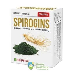 Spirogins - spirulina cu ginseng 30 capsule