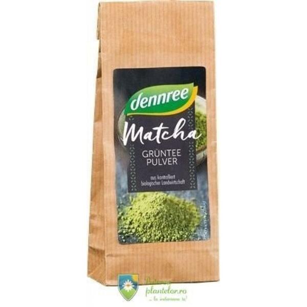 Dennree Matcha pulbere ceai verde bio 30 gr