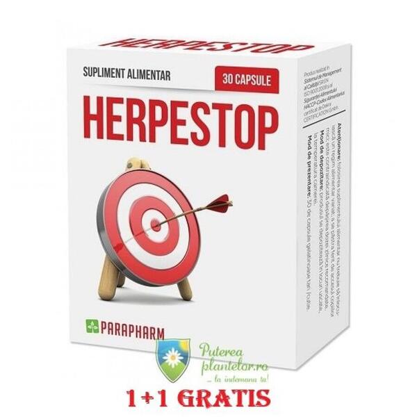 Parapharm Herpestop 30 capsule 1+1 Gratis