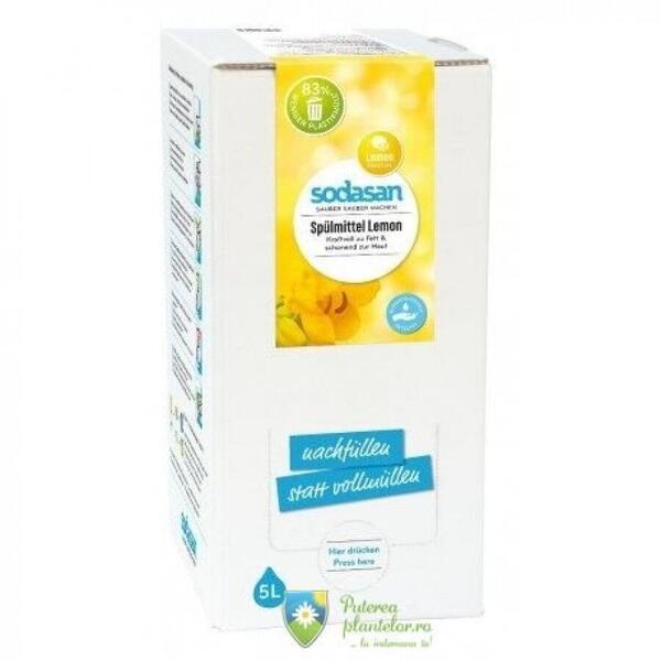 Sodasan Detergent Vase Bio Lichid lamaie 5 l