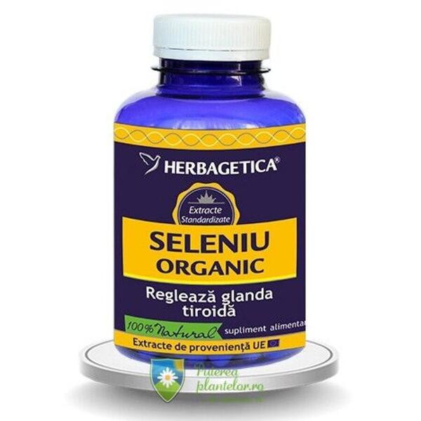 Herbagetica Seleniu Organic 120 capsule