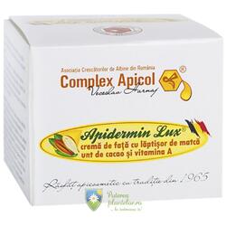Complex Apicol Apidermin Lux Crema de fata cu laptisor 50 ml