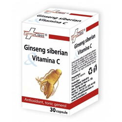 FarmaClass Ginseng Siberian si Vitamina C 30 capsule