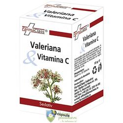 FarmaClass Valeriana si Vitamina C 30 capsule