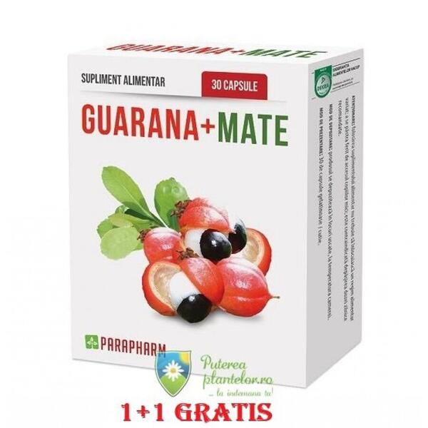 Parapharm Guarana + Mate 30 capsule 1+1 Gratis