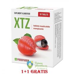 XTZ energizant 30 tablete masticabile 1+1 Gratis