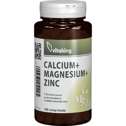 Calciu Magneziu Zinc 100 tablete