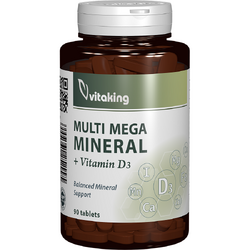 Multimega Mineral cu Vitamina D 90 comprimate