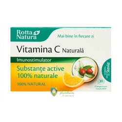 Vitamina C naturala 30 comprimate masticabile