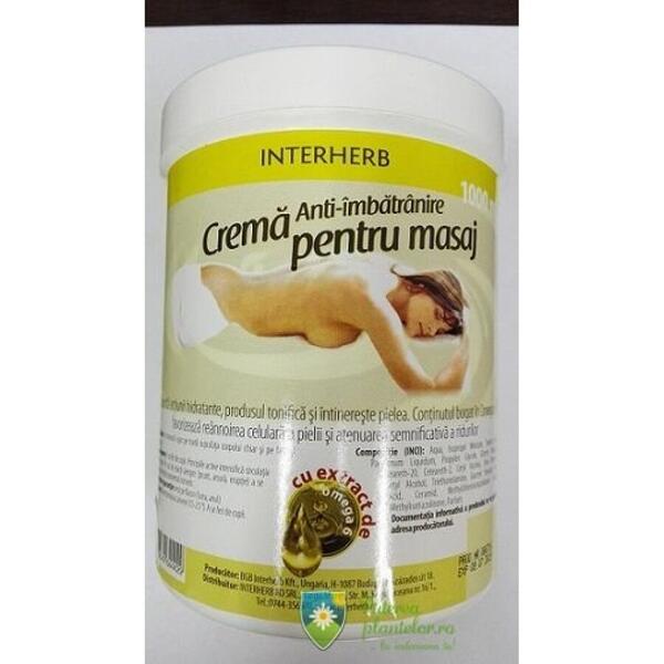 Interherb - Casa Herba Crema de masaj cu omega 6 1000 ml