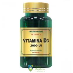 Vitamina D3 2000UI 60 capsule