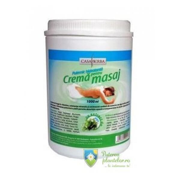 Interherb - Casa Herba Crema de masaj hidratanta cu alge marine 1000 ml