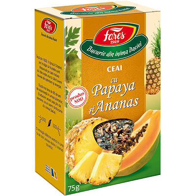Fares Ceai cu Papaya si Ananas 75 gr