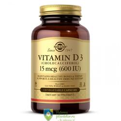 Vitamina D3 600 IU 60 capsule vegetale