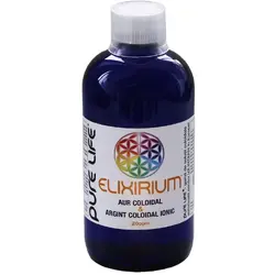 Elixirium (aur si argint coloidal) 20ppm Pure Life cu pulverizator 60 ml