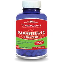 Herbagetica Parasites 12 Detox forte 120 capsule