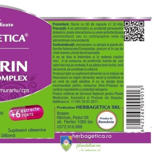 Herbagetica Sylimarin Complex 60 capsule