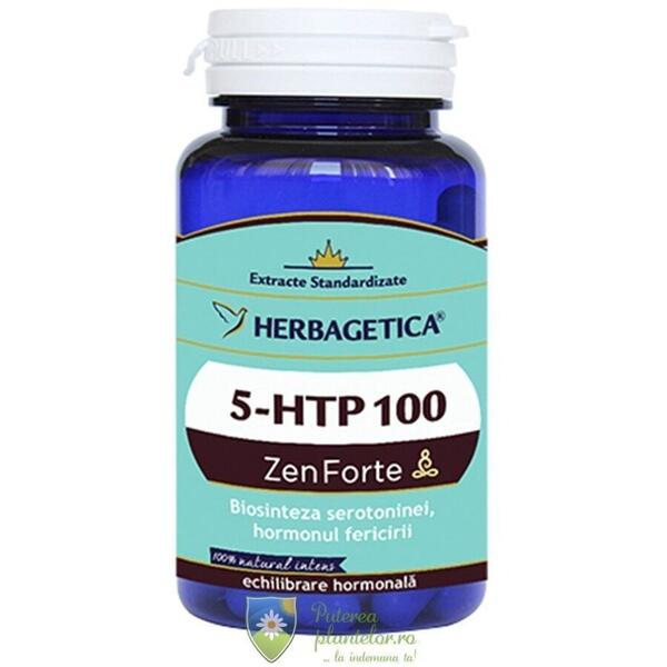 Herbagetica 5-HTP 100 Zen Forte 30 capsule