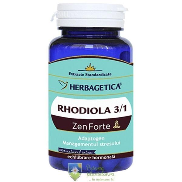 Herbagetica Rhodiola 3/1 Zen Forte 30 capsule