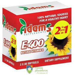 Vitamina E naturala 400UI 30 capsule 1+1 Cadou