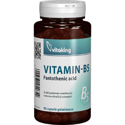 Vitamina B5 Acid Pantotenic 200mg 90 capsule