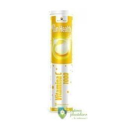 Sun Health efervescent Vitamina C 20 comprimate