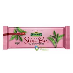Baton Slim bar pink cu Ceai verde 40 gr