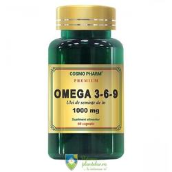 Omega 3 6 9 Ulei seminte in 1000mg Premium 60 capsule