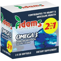 Omega 3 1000mg 30 capsule 1+1 Gratis