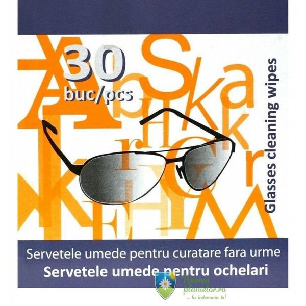 Flm Group Invest Servetele umede ochelari 30 buc