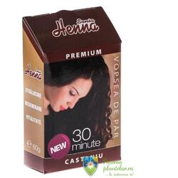 Vopsea par henna Castaniu Premium 60 gr