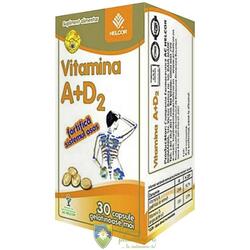 Vitamina A + D2 30 capsule gelatinoase
