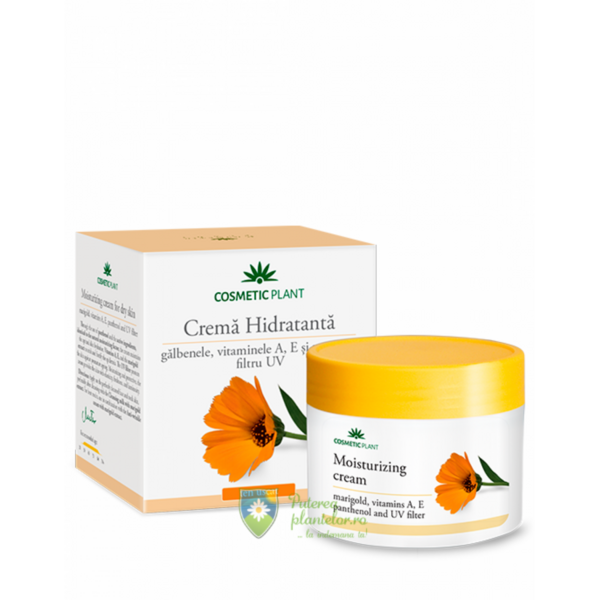 Cosmetic Plant Crema hidratanta cu galbenele si vitaminele A, E 50 ml