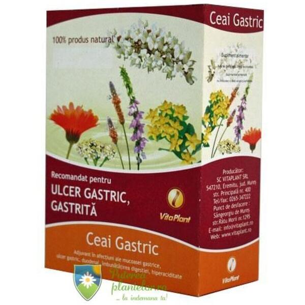 Vitaplant Ceai Gastric, Ulcer Gastric, Gastrita 50 doze