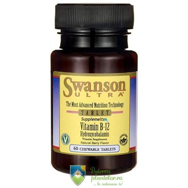 Swanson Vitamina B12 1000mcg sublinguala 60 tablete