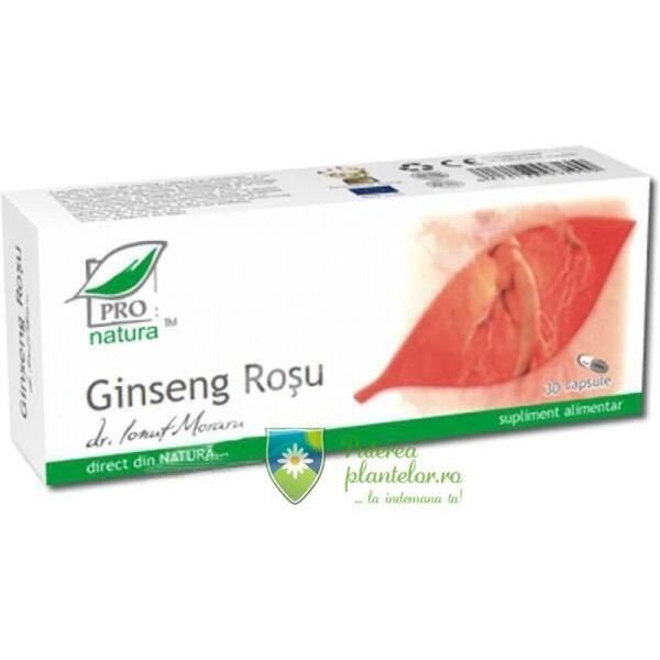 Medica Ginseng rosu 30 capsule